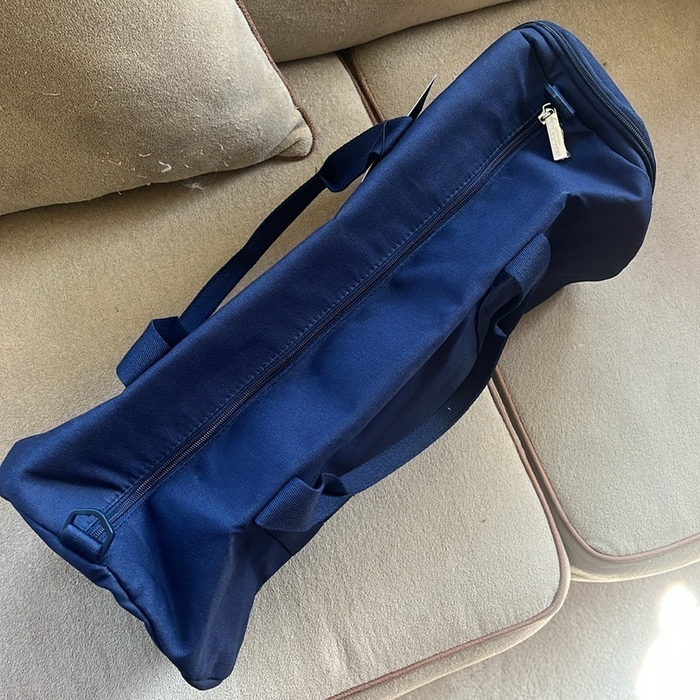 Brand New Polo Ralph Lauren Blue Duffle Bag w/ Embroidered Pony Colorful Logo - Picture 11 of 15